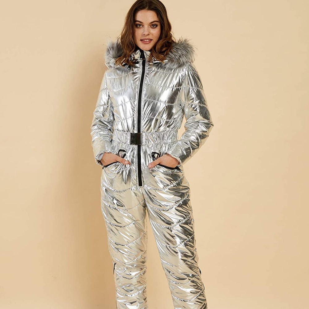 Sliver snow suit **Amazon**